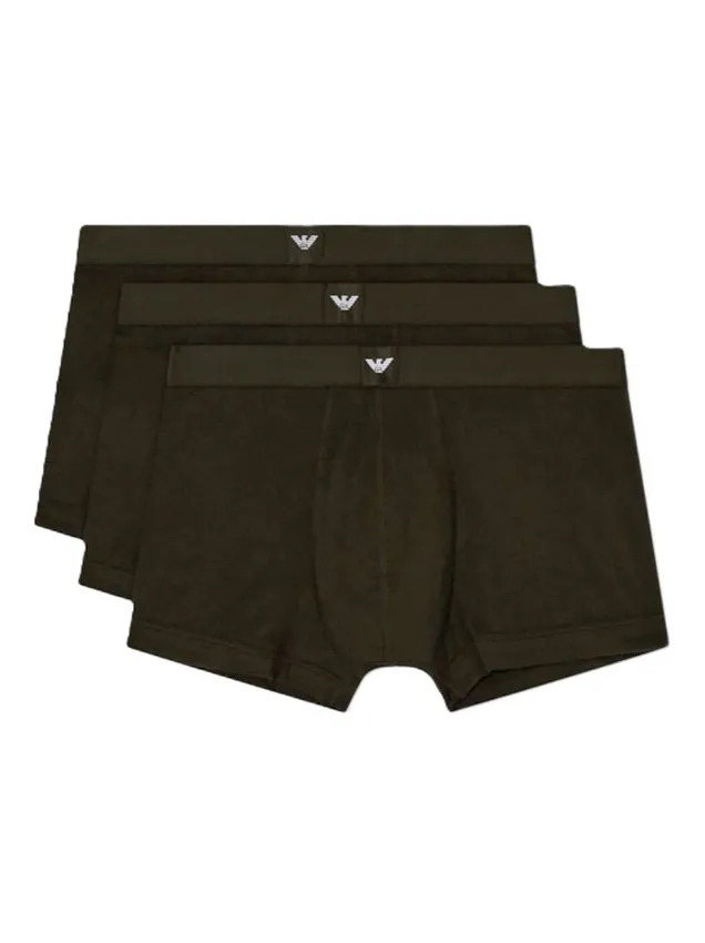 Emporio Armani трусы мужские боксеры - 3 штуки черные mc061 Emporio Armani трусы мужские боксеры - 3 штуки черные mc061