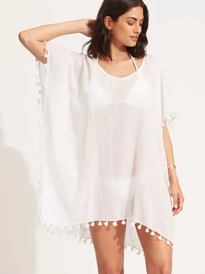 Туника Seafolly Amnesia 52162 - белый Туника Seafolly Amnesia 52162 - белый