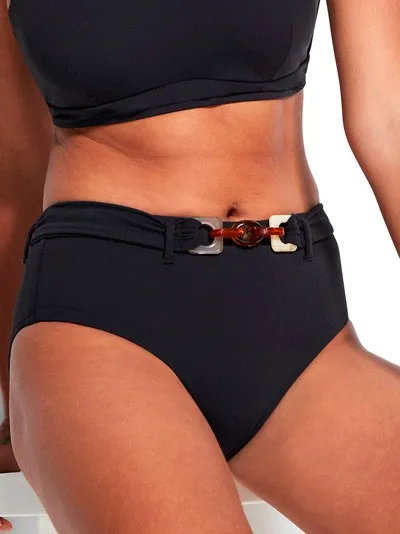 Высокие плавки Seafolly Belize 40679-927 - черные Высокие плавки Seafolly Belize 40679-927 - черные