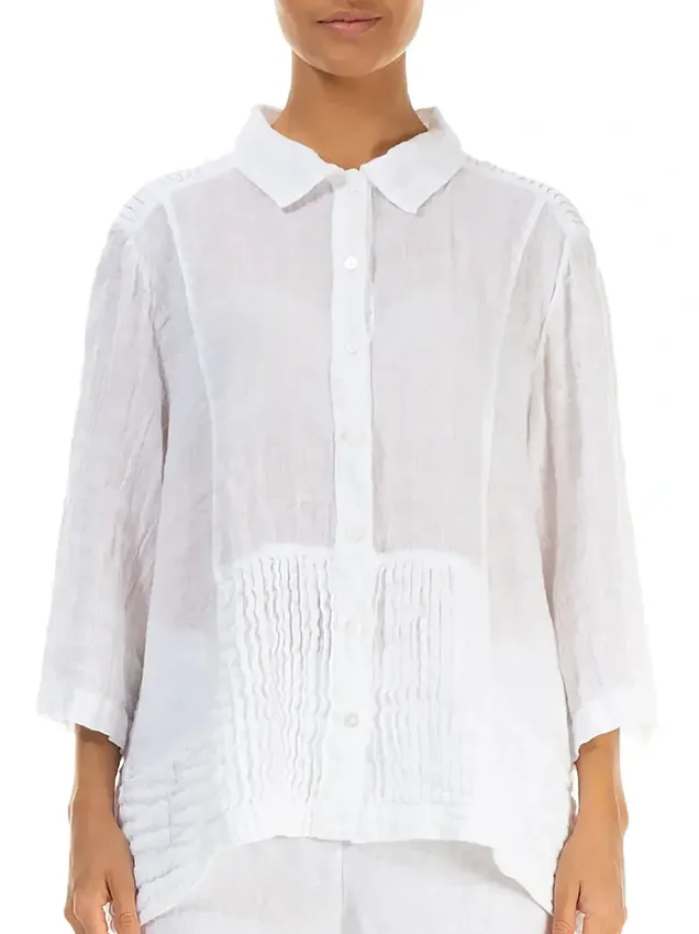 Роскошная льняная рубашка Grizas - умягченная марлевка Роскошная льняная рубашка Grizas - умягченная марлевка