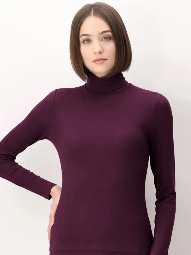 Тонкий свитер Oroblu Perfect Cashmere - plum Тонкий свитер Oroblu Perfect Cashmere - plum